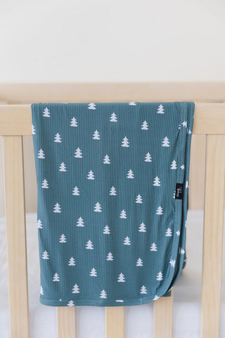 Northern Pine (ribbed) - Lightweight Blanket