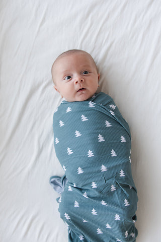 Northern Pine (ribbed) - Lightweight Blanket