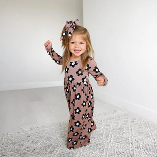 Bamboo Floral Coco Wide Leg Romper