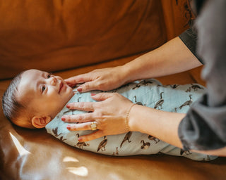 Island Leaf Organic Cotton Swaddle