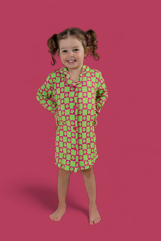 WILD DAISY CHECKERS GIRL'S DREAM GOWN