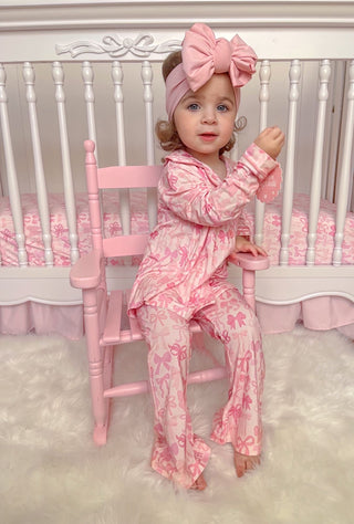 BLISSFUL BOWS DREAM GIRL'S FLARE SET