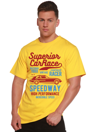 Superior Car Spun Bamboo® Men's Bamboo Viscose/Organic Cotton Short Sleeve Graphic T-Shirt