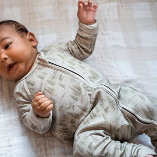 Green Bear Bamboo Pajamas