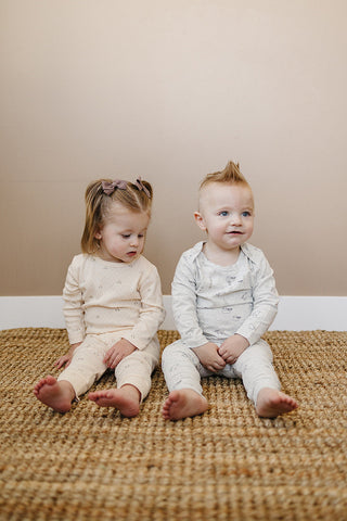 Cream Tulip Pointelle Set