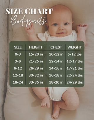 New Year Wishes Organic Baby Bodysuit Long Sleeve
