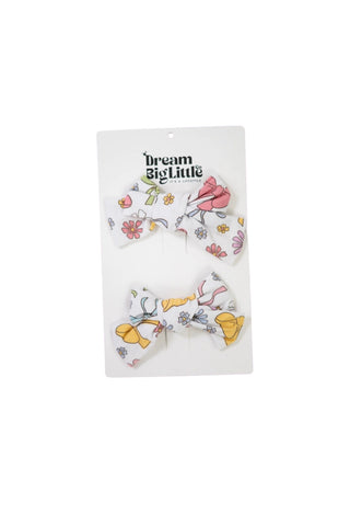 BOW GARDEN DREAM BOW HAIR CLIPS