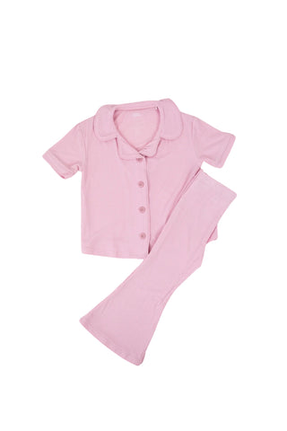 PINK ROSE DREAM GIRL'S FLARE SET