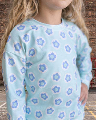 Ava Flower Sweat Set