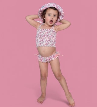 MAGICAL MERMAID DREAM SMOCKED TANKINI TWO PIECE SWIM SUIT