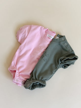Short Sleeve Bubble Romper