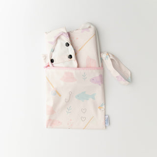 The Grayson Long Sleeve Bib - Lakeside Blooms