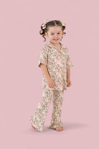VICTORIAN BLOOM DREAM GIRL'S FLARE SET