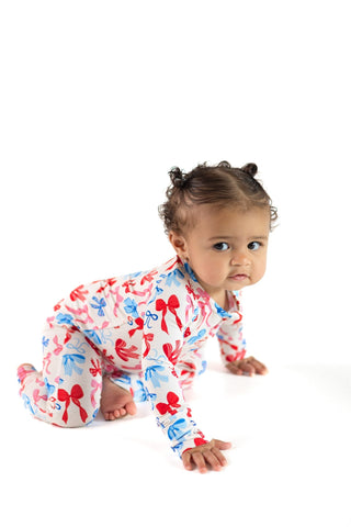 Red, White, & Blue Patriotic Bows Zippy