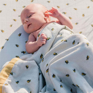 Picnic Organic Cotton Crib Sheet