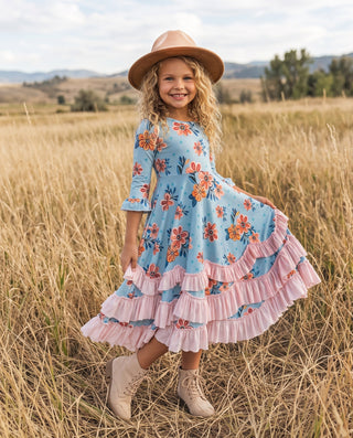 Bella Winter Garden Ruffles Dress