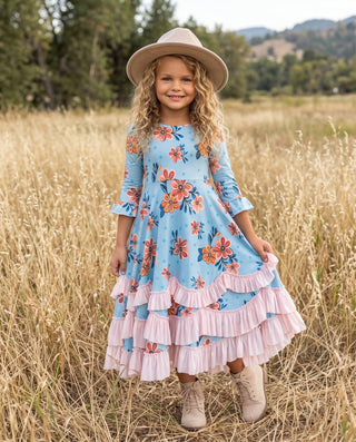Bella Winter Garden Ruffles Dress