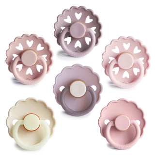 FRIGG Natural Rubber Pacifier 6-Pack