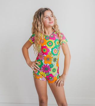 Bright Modern Shortie Leotard