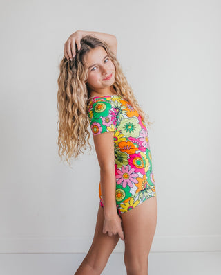 Bright Modern Shortie Leotard