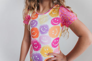 Bright Smiley Shortie Leotard