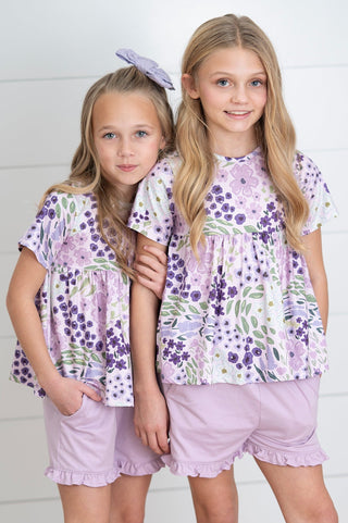 Brynn Lavender Short Set