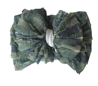 Ruffled Headband | Camo