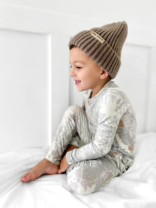 Snow Camo Bamboo Two-Piece Set