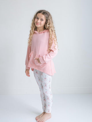 Coquette Pink Bow Hooded Pant Set