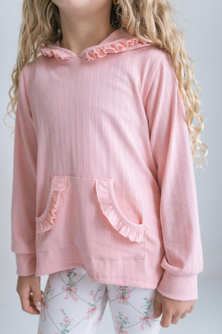 Coquette Pink Bow Hooded Pant Set