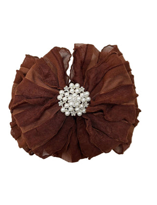 Pearl Ruffled Headband
