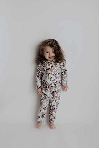 Floral Girls Kids Pajamas