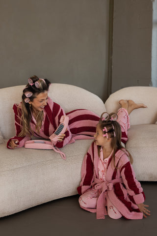 *PRE-ORDER* Adult Robe | Sugar Plum Stripe