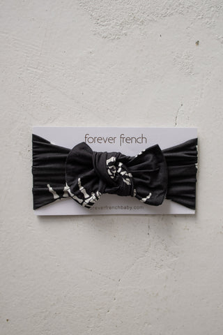 Bamboo Head Wrap | Midnight Skelly
