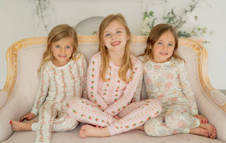 Strawberry Stripe | Two-Piece Pajama Set