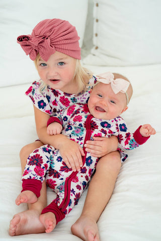 Wild Berry Floral Zippy