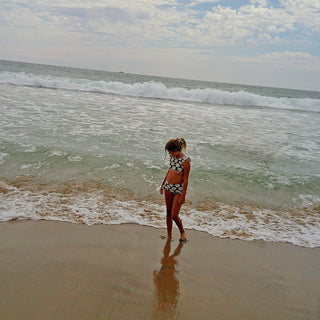 Girl's Two Piece Swimsuit | Seashells