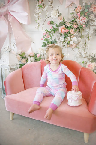 Cotton Candy Tie Dye | Two-Piece Pajama Set