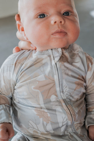 Bamboo Zip Pajamas | Woodland