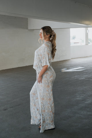 Women's Bamboo Crop Tee Lounge Set | Woodland