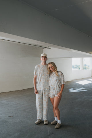 Men's Bamboo Short Sleeve Pajama | Woodland