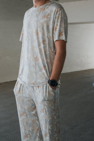 Men's Bamboo Short Sleeve Pajama | Woodland