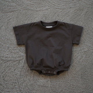 T-Shirt Romper | Espresso