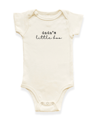 Dada's Little Boo Organic Baby Bodysuit