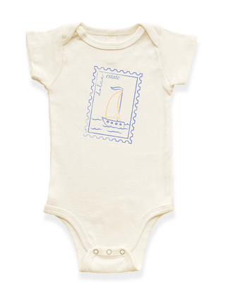 Dolce Estate Stamp Organic Cotton Baby Bodysuit