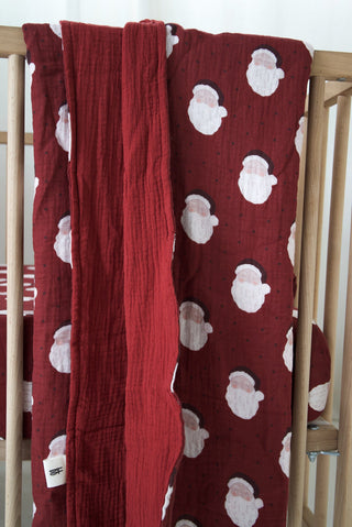 Muslin Quilt | Vintage Santa