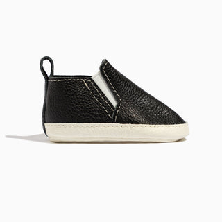 Ebony Slip On Baby Shoe