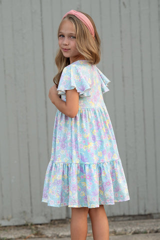 Emmy Pastel Floral Dress