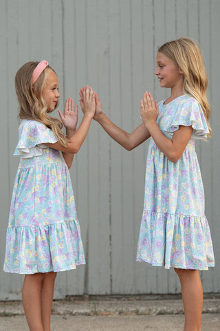 Emmy Pastel Floral Dress