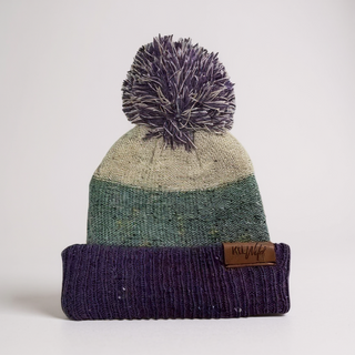 Puff knit beanie